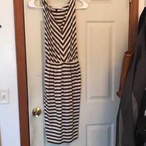 Long striped dress